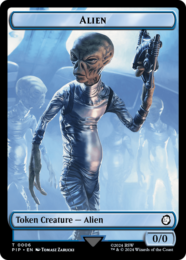 Food (0014) // Alien Double-Sided Token [Fallout Tokens] | Cracking-Singles