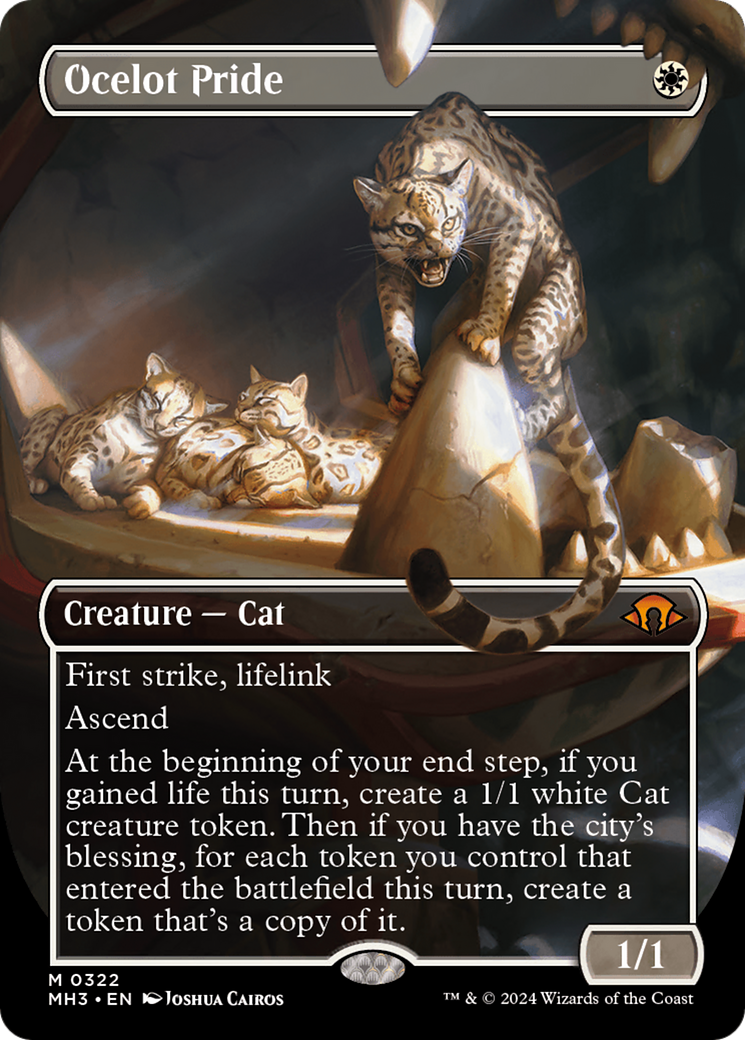 Ocelot Pride (Borderless) [Modern Horizons 3] | Cracking-Singles