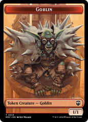 Tarmogoyf // Goblin Double-Sided Token [Modern Horizons 3 Commander Tokens] | Cracking-Singles