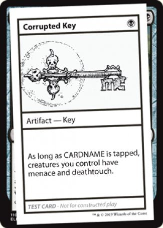 Corrupted Key (2021 Edition) [Mystery Booster Playtest Cards] | Cracking-Singles