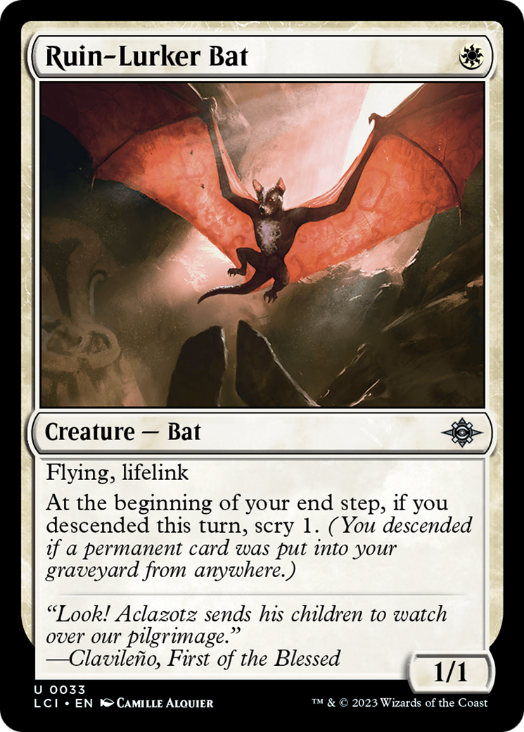 Ruin-Lurker Bat [The Lost Caverns of Ixalan] | Cracking-Singles