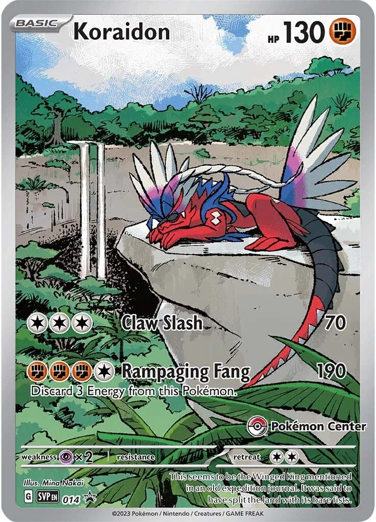 Koraidon (124/198) (Pokemon Center Exclusive) [Scarlet & Violet: Black Star Promos] | Cracking-Singles