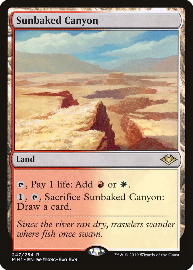 Sunbaked Canyon [Modern Horizons] | Cracking-Singles