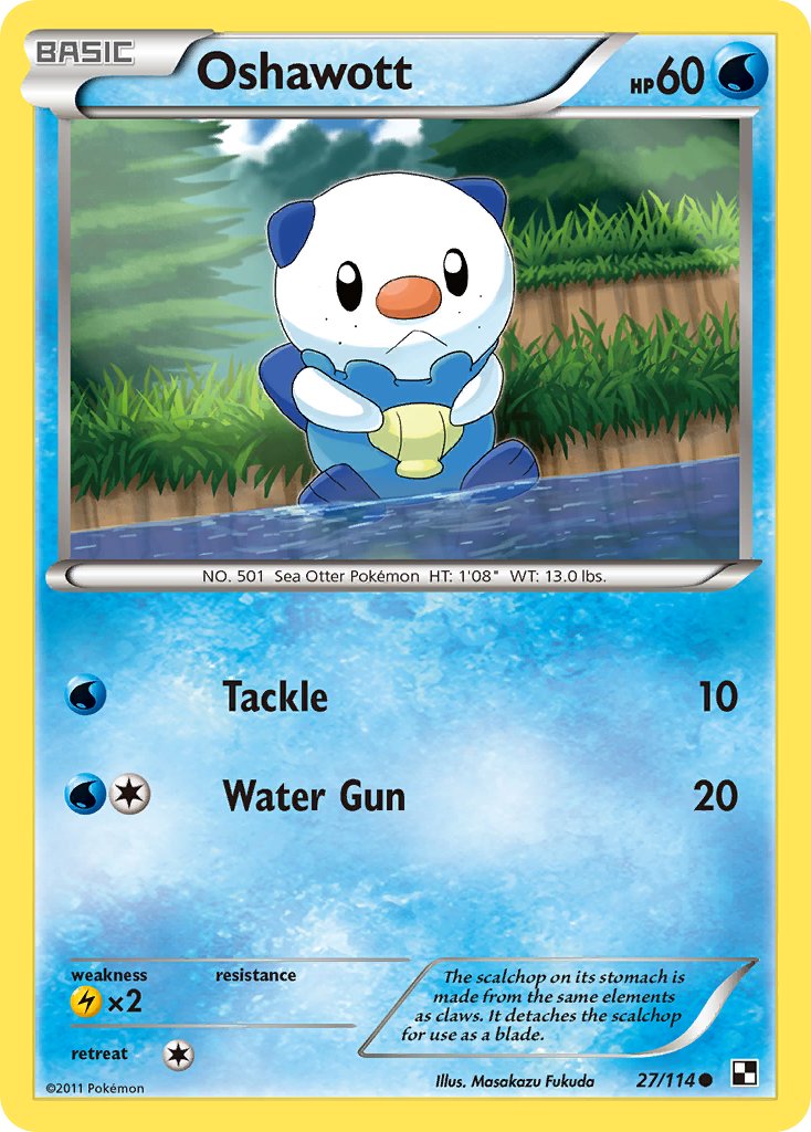 Oshawott (27/114) [Alternate Art Promos] | Cracking-Singles