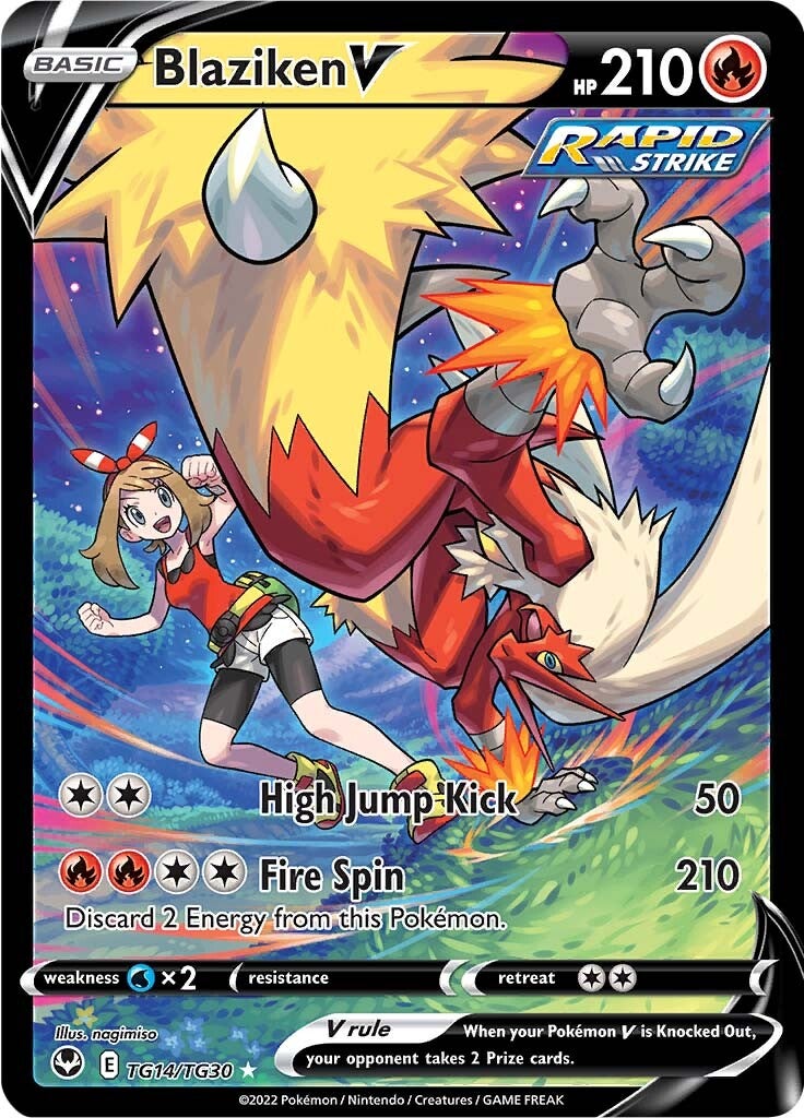 Blaziken V (TG14/TG30) [Sword & Shield: Silver Tempest] | Cracking-Singles