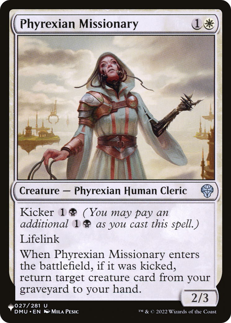 Phyrexian Missionary [The List Reprints] | Cracking-Singles