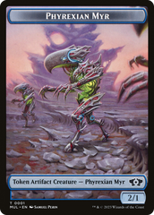 Phyrexian Myr // Phyrexian Hydra (11) Double-Sided Token [March of the Machine Tokens] | Cracking-Singles