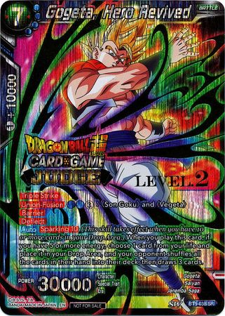 Gogeta, Hero Revived (Level 2) (BT5-038) [Judge Promotion Cards] | Cracking-Singles