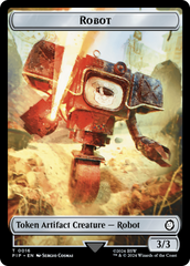 Robot // Junk Double-Sided Token [Fallout Tokens] | Cracking-Singles