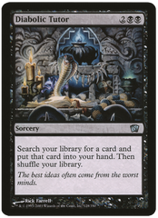 Diabolic Tutor (Oversized) [Eighth Edition Box Topper] | Cracking-Singles