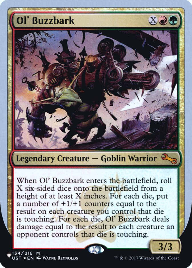 Ol' Buzzbark (Unfinity Foil Edition) [The List] | Cracking-Singles