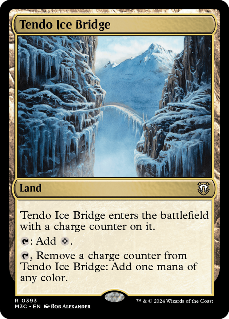 Tendo Ice Bridge (Ripple Foil) [Modern Horizons 3 Commander] | Cracking-Singles