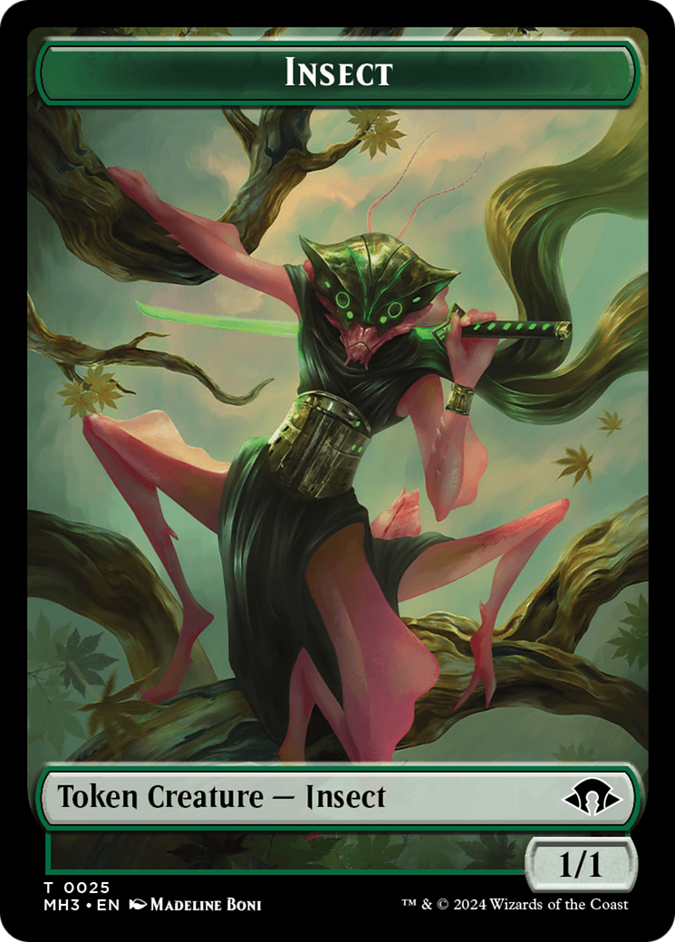 Insect Token (0025) [Modern Horizons 3 Tokens] | Cracking-Singles