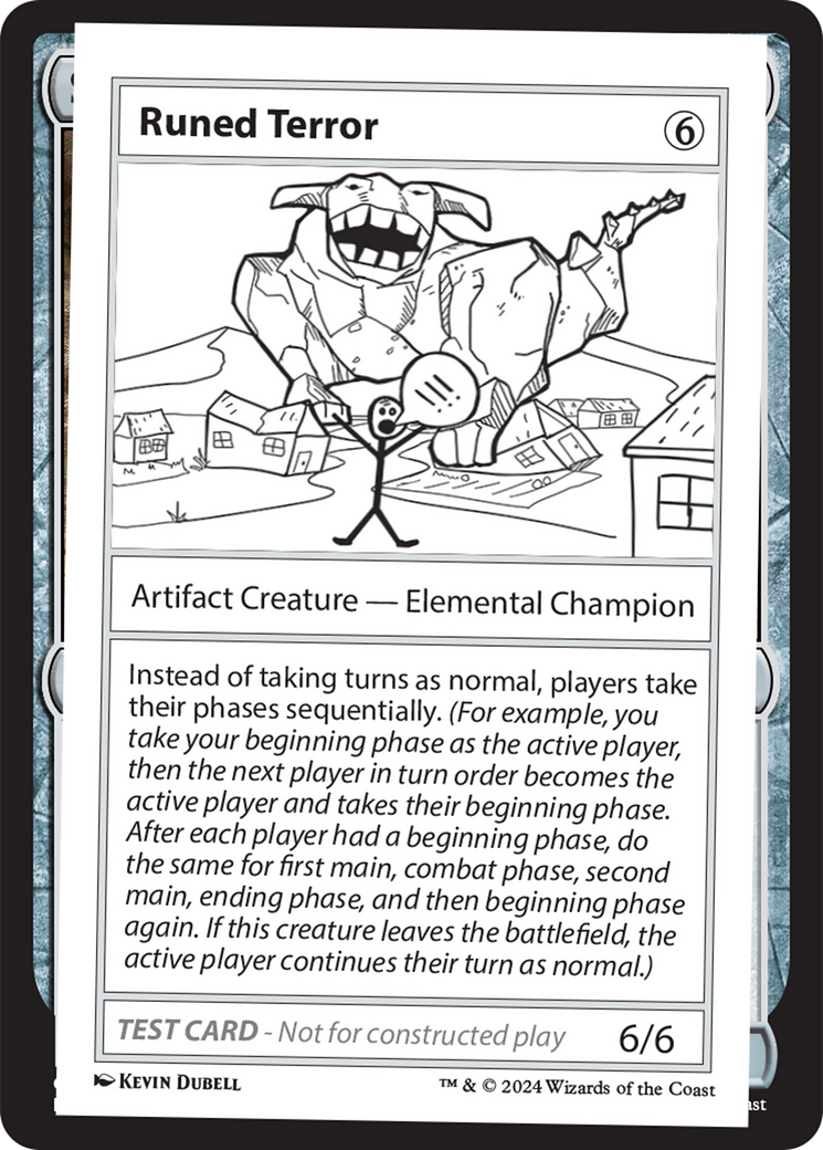 Runed Terror [Mystery Booster 2 Playtest Cards] | Cracking-Singles