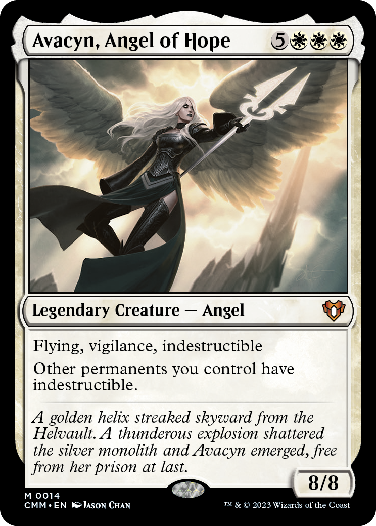 Avacyn, Angel of Hope [Commander Masters] | Cracking-Singles