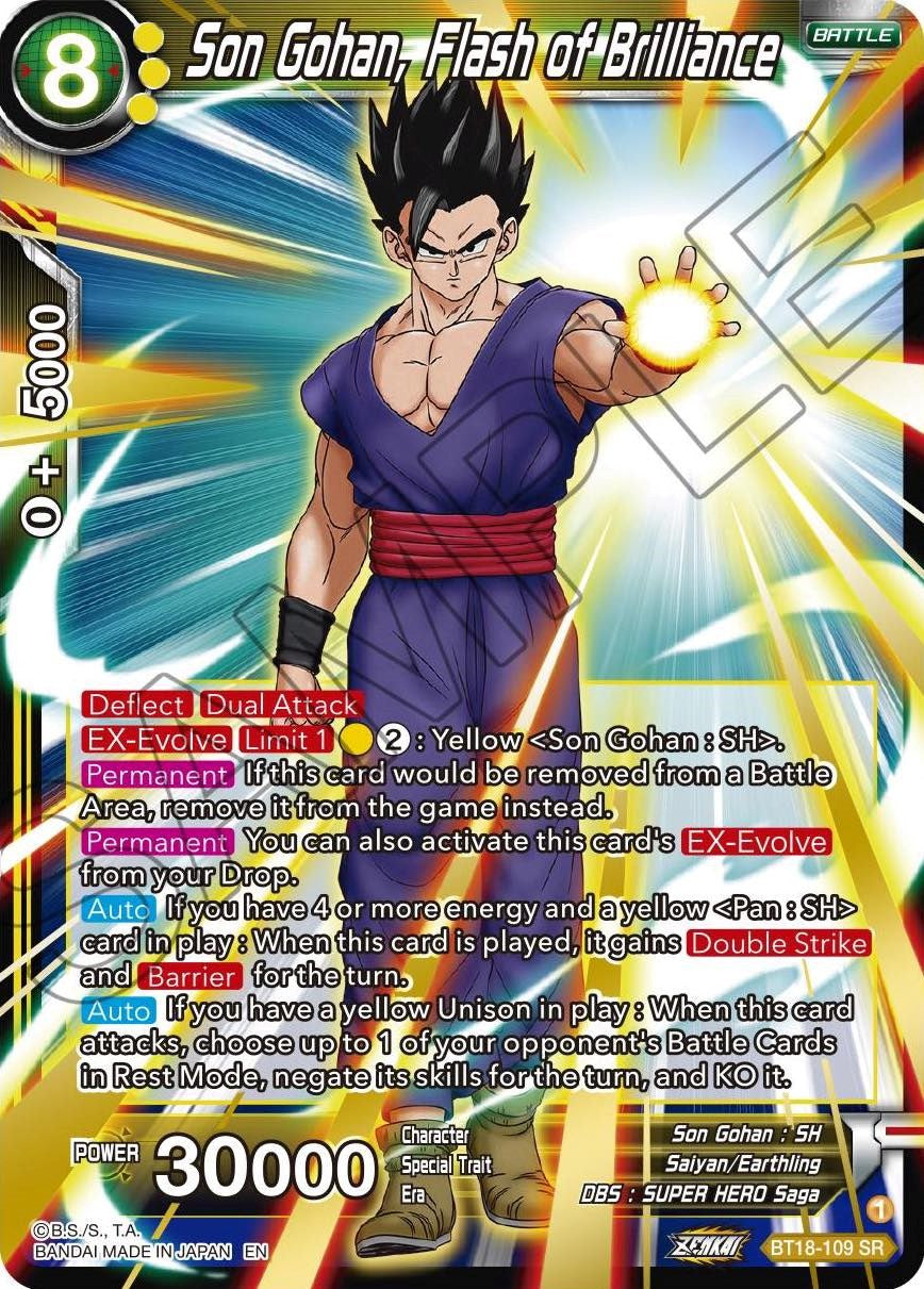 Son Gohan, Flash of Brilliance (BT18-109) [Promotion Cards] | Cracking-Singles