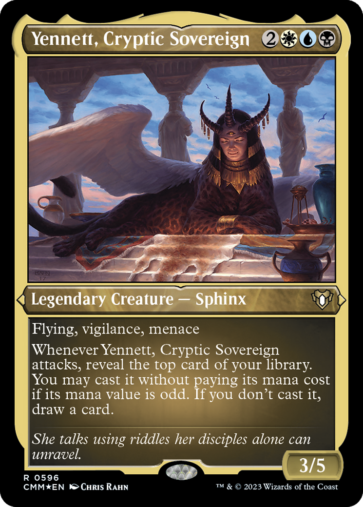 Yennett, Cryptic Sovereign (Foil Etched) [Commander Masters] | Cracking-Singles