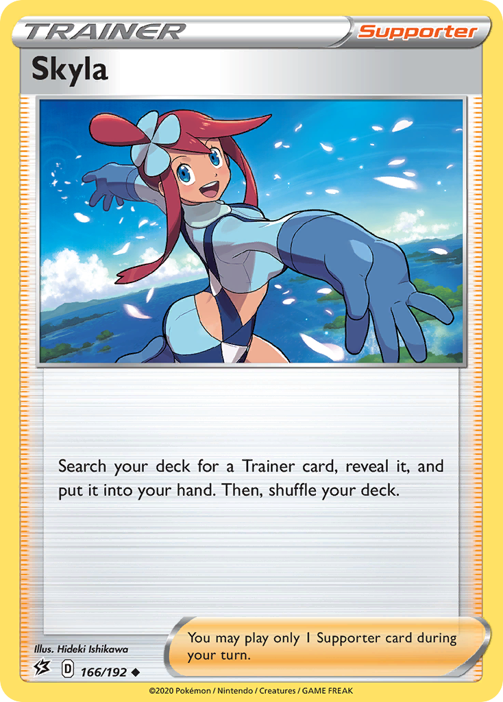 Skyla (166/192) [Sword & Shield: Rebel Clash] | Cracking-Singles