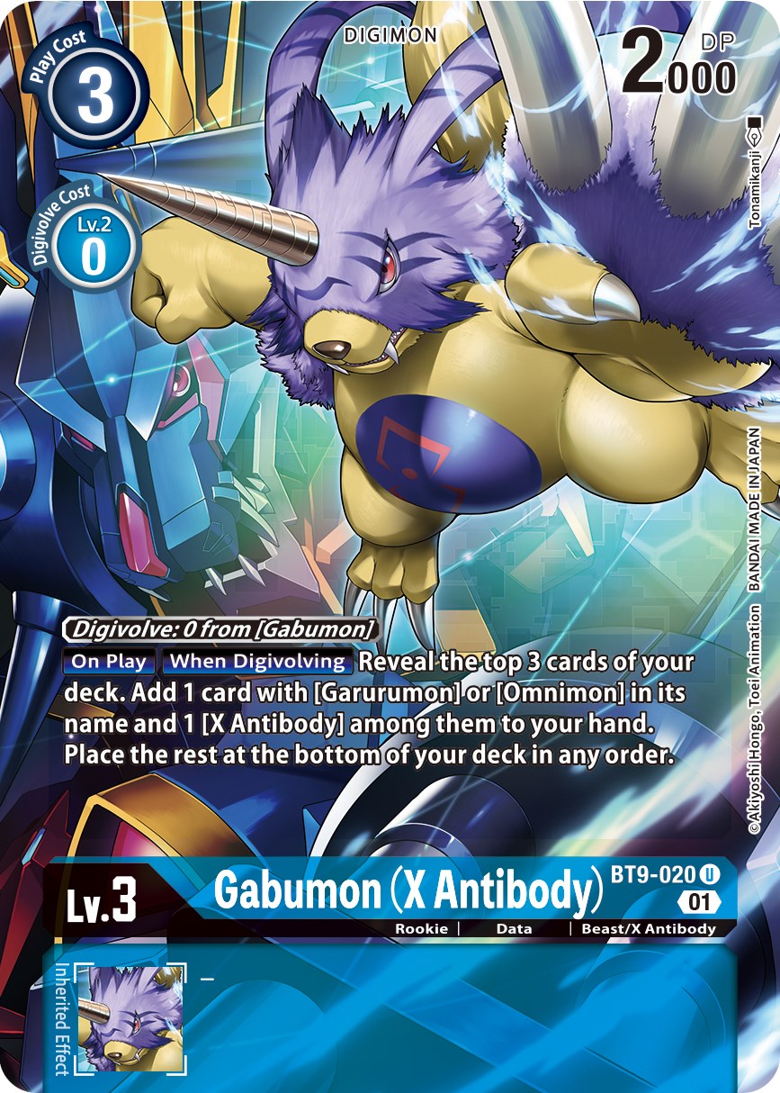 Gabumon (X Antibody) [BT9-020] (Alternate Art) [X Record] | Cracking-Singles