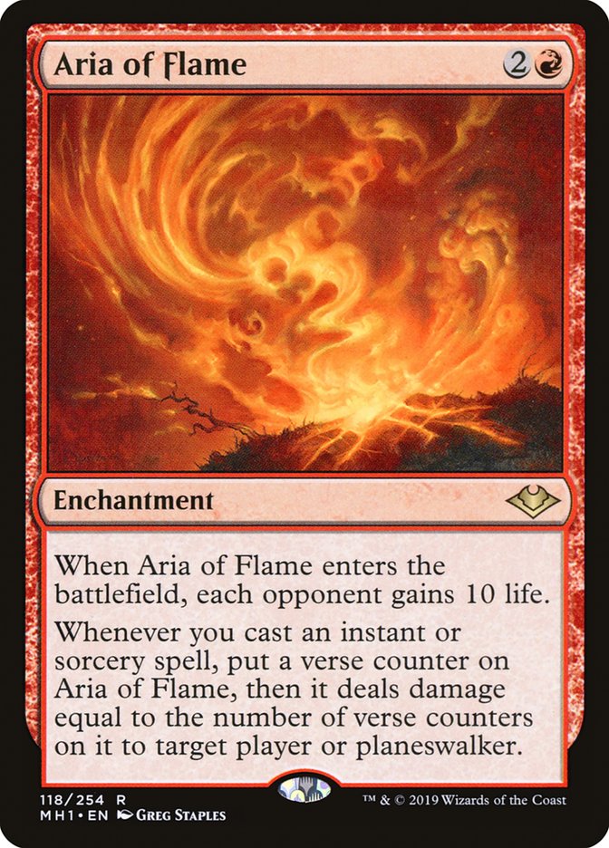 Aria of Flame [Modern Horizons] | Cracking-Singles