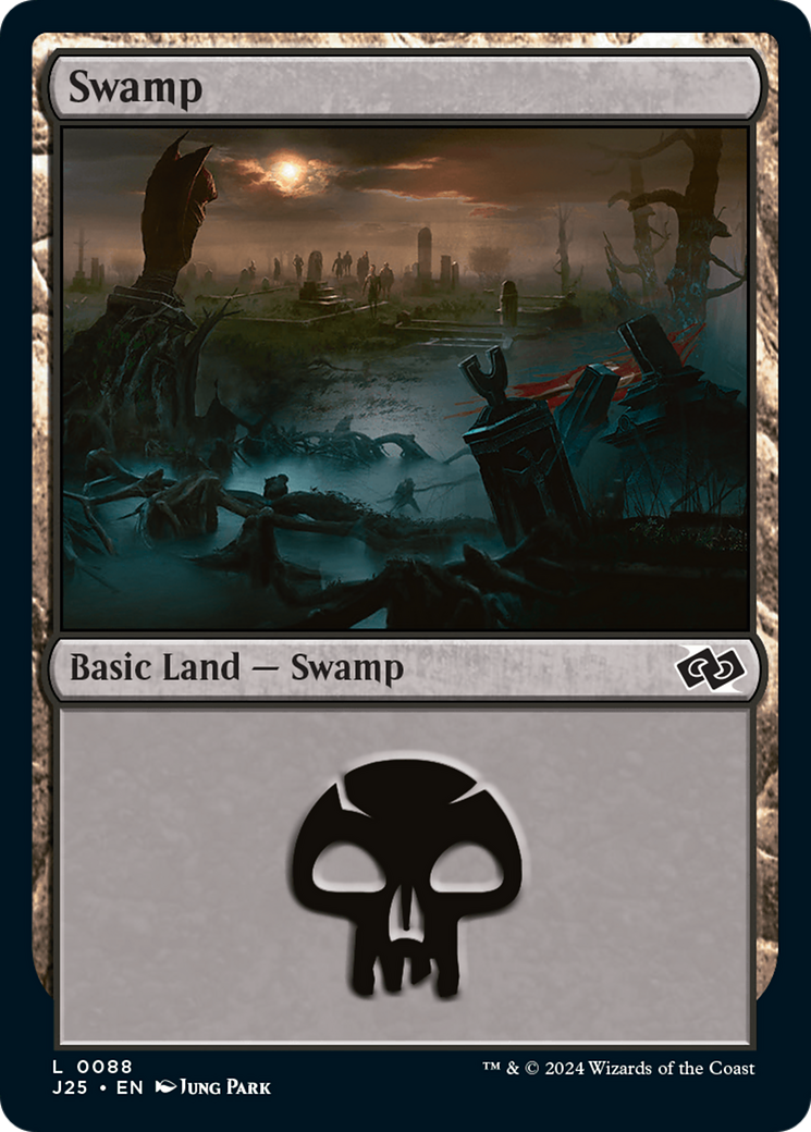 Swamp (88) [Foundations Jumpstart] | Cracking-Singles