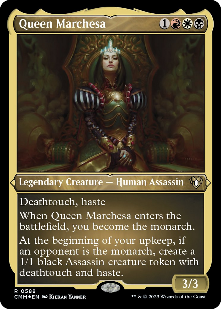 Queen Marchesa (Foil Etched) [Commander Masters] | Cracking-Singles