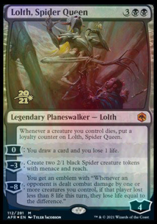 Lolth, Spider Queen [Dungeons & Dragons: Adventures in the Forgotten Realms Prerelease Promos] | Cracking-Singles