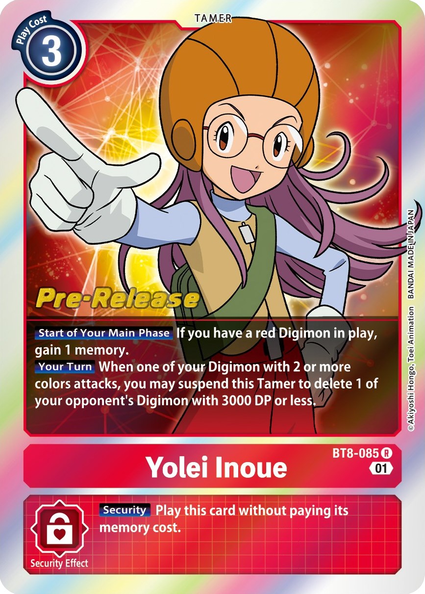 Yolei Inoue [BT8-085] [New Awakening Pre-Release Cards] | Cracking-Singles