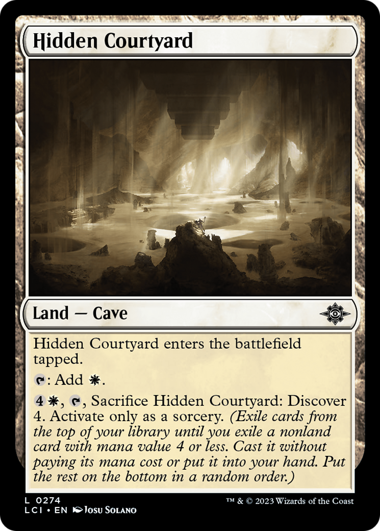 Hidden Courtyard [The Lost Caverns of Ixalan] | Cracking-Singles