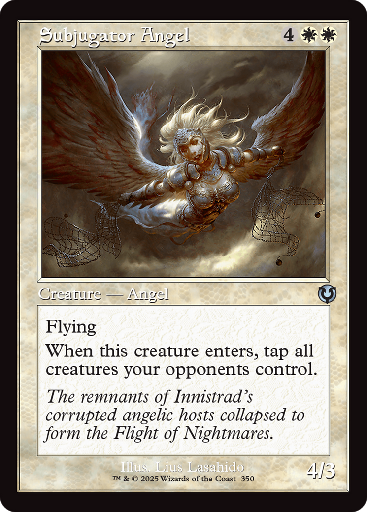 Subjugator Angel (Retro Frame) [Innistrad Remastered] | Cracking-Singles