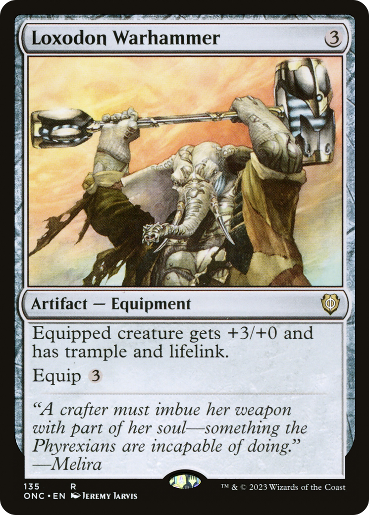 Loxodon Warhammer [Phyrexia: All Will Be One Commander] | Cracking-Singles