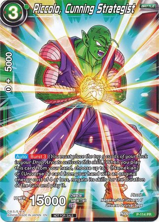 Piccolo, Cunning Strategist (Power Booster) (P-114) [Promotion Cards] | Cracking-Singles