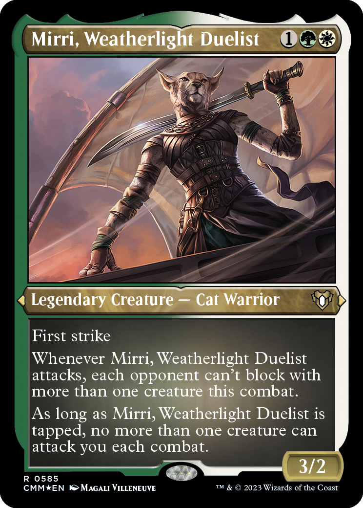 Mirri, Weatherlight Duelist (Foil Etched) [Commander Masters] | Cracking-Singles