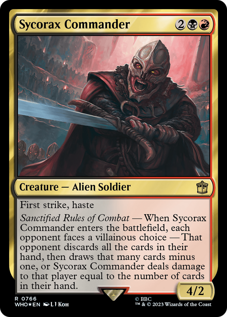 Sycorax Commander (Surge Foil) [Doctor Who] | Cracking-Singles