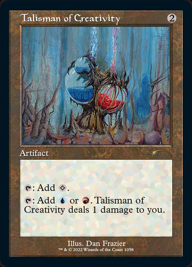 Talisman of Creativity (Foil Etched) [Secret Lair Drop Series] | Cracking-Singles