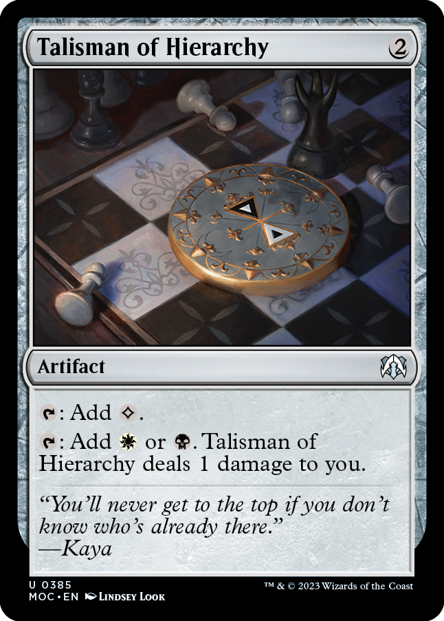 Talisman of Hierarchy [March of the Machine Commander] | Cracking-Singles