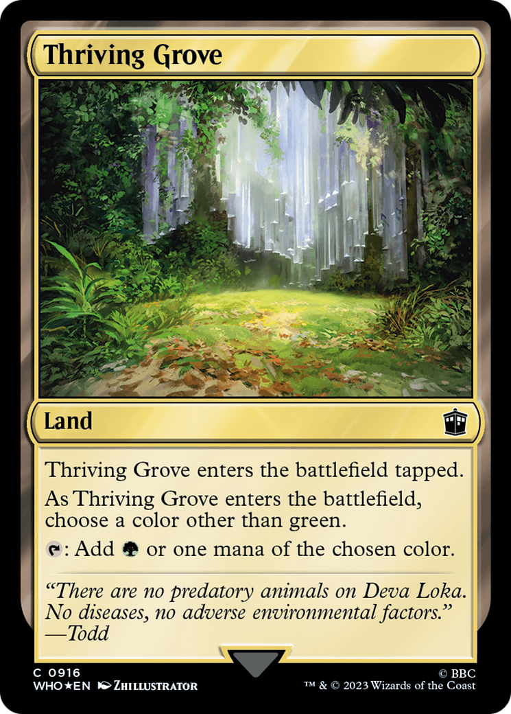 Thriving Grove (Surge Foil) [Doctor Who] | Cracking-Singles