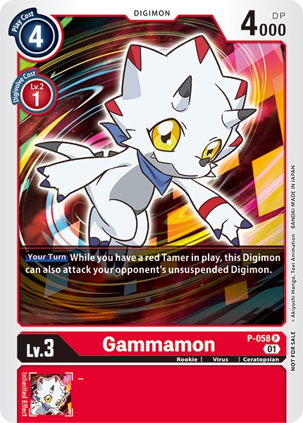 Gammamon [P-058] (New Awakening Pre-Release Tournament) [New Awakening Pre-Release Promos] | Cracking-Singles