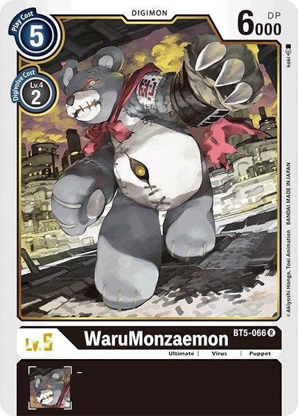 WaruMonzaemon [BT5-066] (Demo Deck Exclusive) [Battle of Omni Promos] | Cracking-Singles