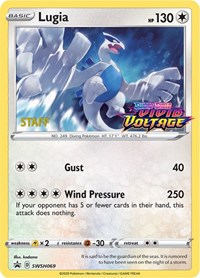 Lugia (SWSH069) (Staff Prerelease Promo) [Sword & Shield: Black Star Promos] | Cracking-Singles