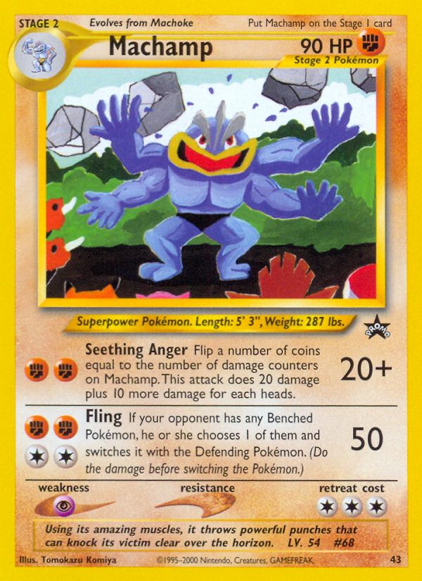 Machamp (43) [Wizards of the Coast: Black Star Promos] | Cracking-Singles