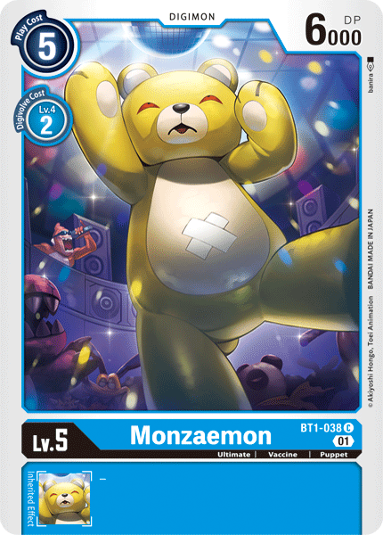 Monzaemon [BT1-038] (Alternative Art) [Starter Deck: Ulforce Veedramon] | Cracking-Singles