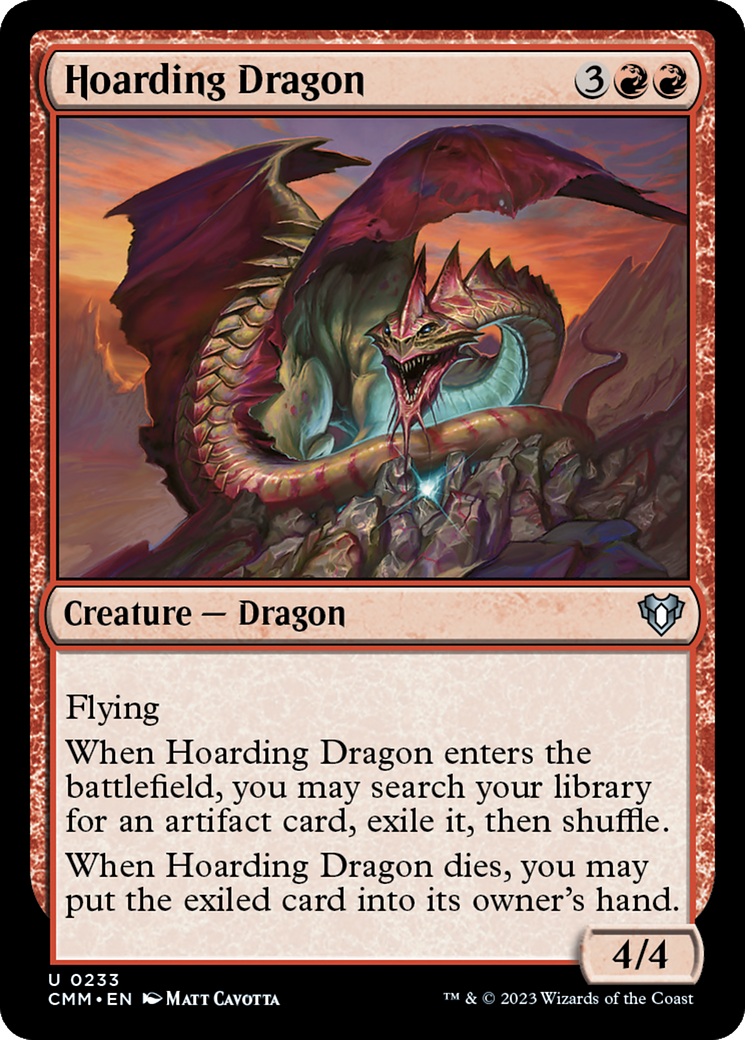 Hoarding Dragon [Commander Masters] | Cracking-Singles