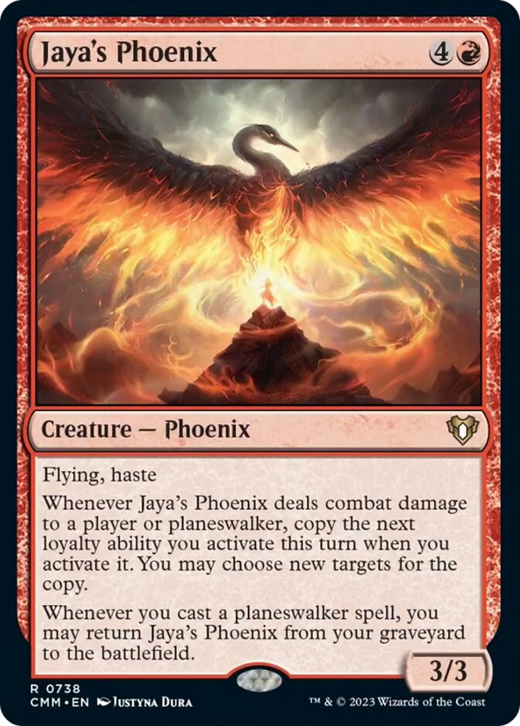 Jaya's Phoenix [Commander Masters] | Cracking-Singles