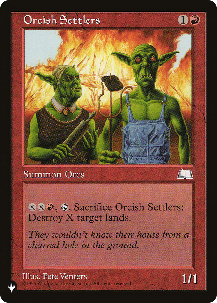 Orcish Settlers [The List] | Cracking-Singles