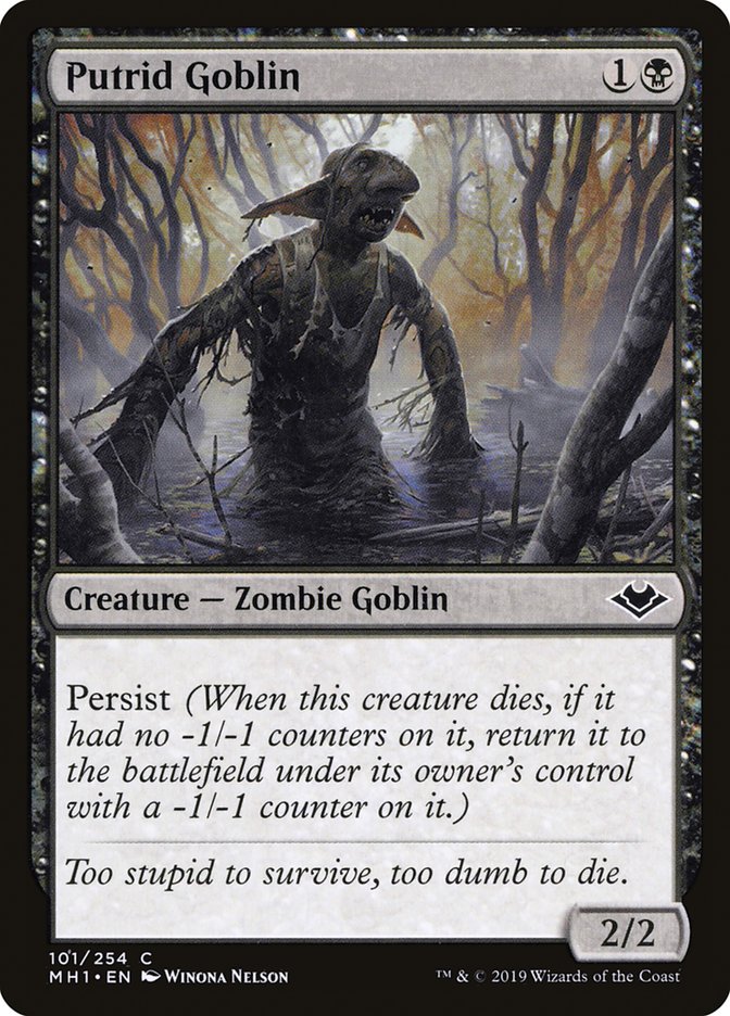 Putrid Goblin [Modern Horizons] | Cracking-Singles