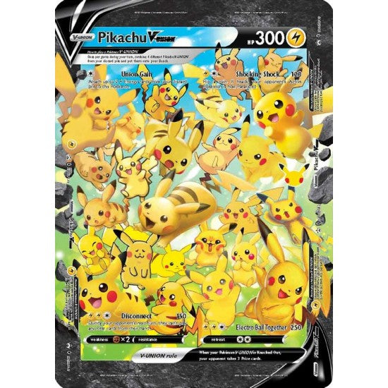 Pikachu V-UNION (Jumbo Card) [Sword & Shield: Black Star Promos] | Cracking-Singles