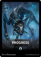 Progress Theme Card [Phyrexia: All Will Be One Tokens] | Cracking-Singles