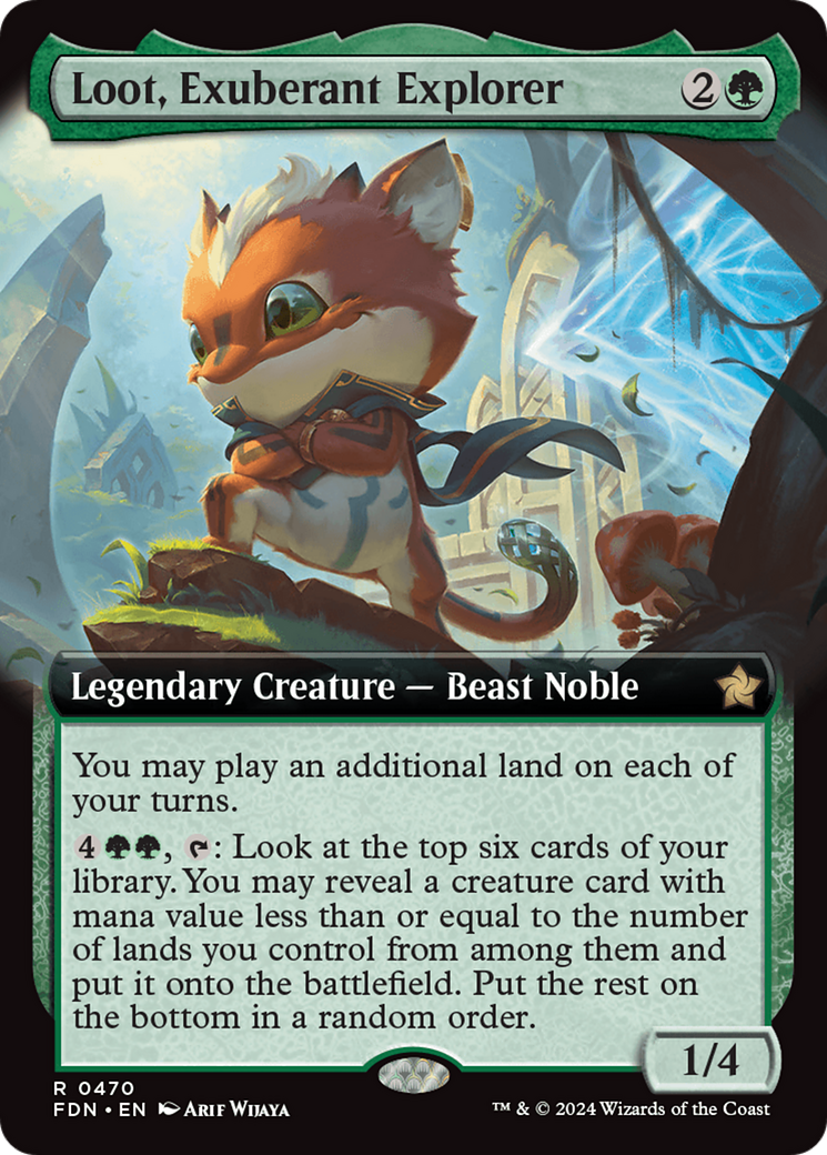 Loot, Exuberant Explorer (Extended Art) [Foundations] | Cracking-Singles