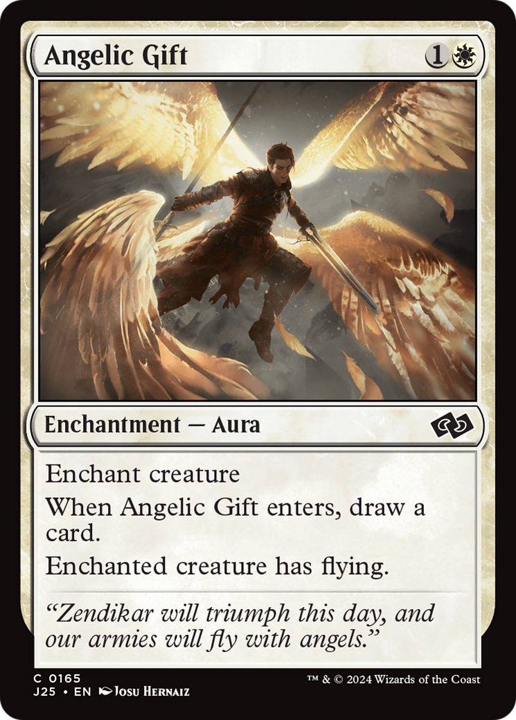 Angelic Gift [Foundations Jumpstart] | Cracking-Singles